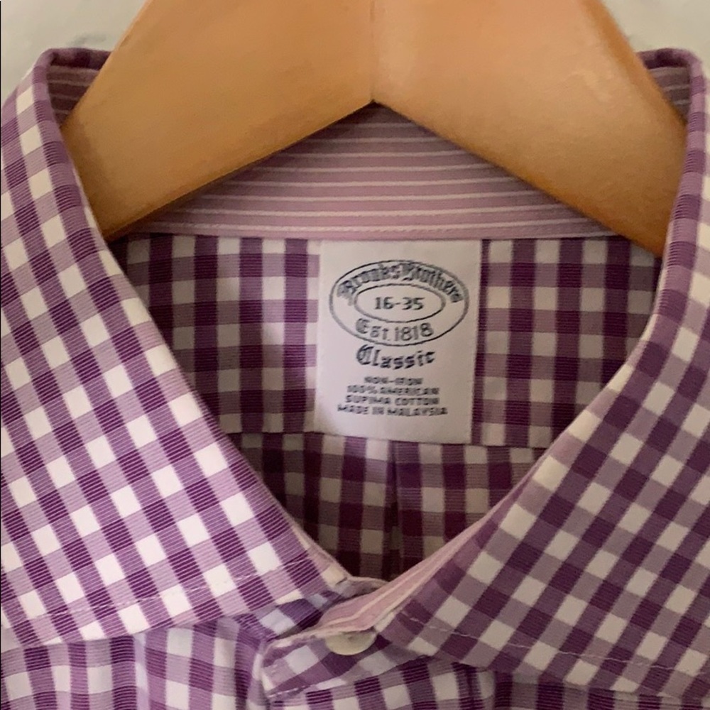 Brooks Brothers Men’s Button Front Shirt 16 -35